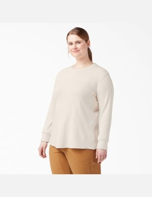 Dickies Plus Thermal Shirt Beige | 271508-TAO