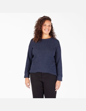 Dickies Plus Thermal Shirt Marinblå | 970528-BNM