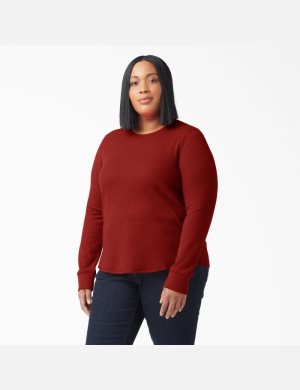 Dickies Plus Thermal Shirt Orange | 785201-EKJ