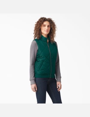 Dickies Quiltad Gröna | 631248-PJH