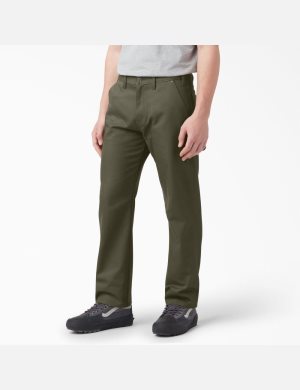 Dickies Regular Fit Duck Carpenter Gröna | 256180-ORF