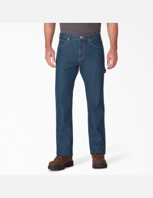 Dickies Regular Fit Hetero Leg Carpenter Indigo Blå | 687410-TKF