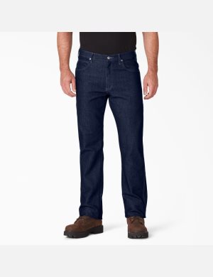 Dickies Regular Fit Hetero Leg Carpenter Indigo Blå | 698270-ZTB