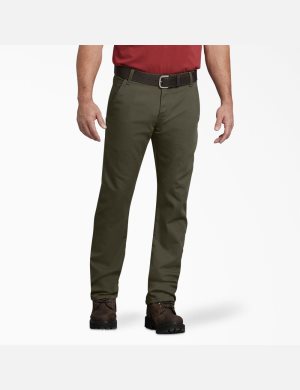 Dickies Regular Fit Hetero Leg Duck Carpenter Gröna | 472680-OIF