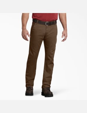 Dickies Regular Fit Hetero Leg Duck Carpenter Bruna | 514872-WIZ