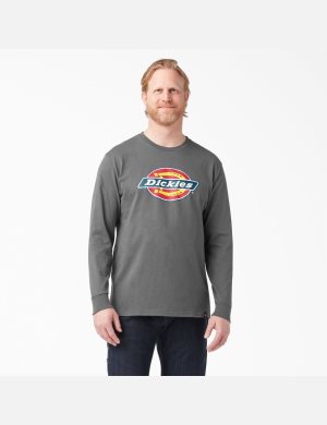 Dickies Regular Fit Icon Tryck T-Shirt Grå | 591324-GQZ
