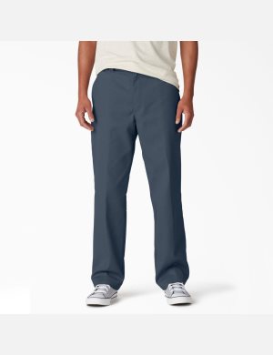 Dickies Regular Fit Twill Blå | 698537-DZH