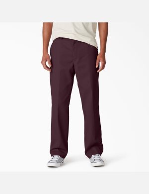 Dickies Regular Fit Twill Vinröda | 069315-AQJ