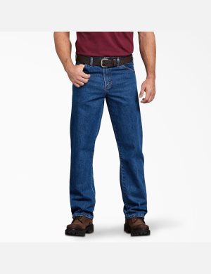 Dickies Regular Hetero Fit Denim Indigo Blå | 915203-GNY