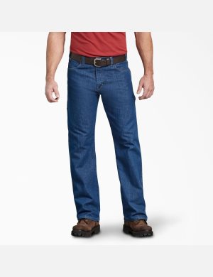 Dickies Relaxed Fit Carpenter Indigo Blå | 418709-QXD