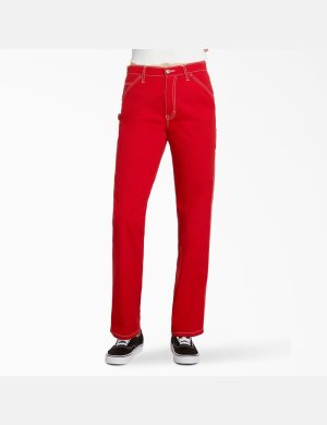 Dickies Relaxed Fit Carpenter Röda | 183790-KLC