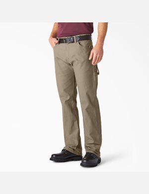 Dickies Relaxed Fit Hetero Leg Heavyweight Duck Carpenter Bruna | 037426-IFS