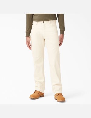 Dickies Relaxed Fit Hetero Leg Painters Beige | 804529-BQU