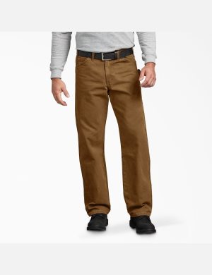 Dickies Relaxed Fit Hetero Leg Sanded Duck Carpenter Bruna | 825134-NFB