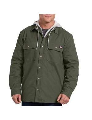 Dickies Relaxed Fit Icon Hooded Duck Quiltad Olivgröna Gröna | 089467-FXK