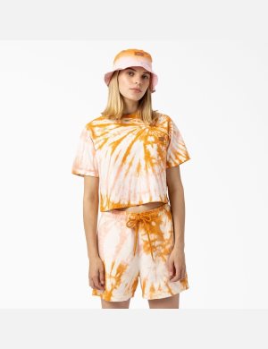 Dickies Seatac Tie-Dye Cropped Orange | 674028-UFA