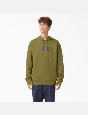 Dickies Skateboarding Relief Fleece Gröna | 673824-MXE