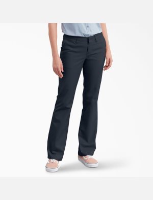 Dickies Slim Fit Bootcut Marinblå | 807134-CXR