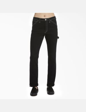 Dickies Slim Fit Carpenter Svarta | 896214-MAO