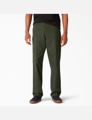 Dickies Slim Fit Olivgröna Gröna | 532479-WOT