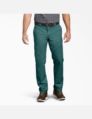 Dickies Slim Fit Taper Leg Multi-Use Pocket Gröna | 710426-TOJ