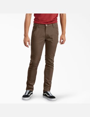 Dickies Slim Fit Tapered Leg Duck Carpenter Bruna | 078459-EXW