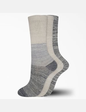Dickies Soft Marl Crew Mörkgrå | 578942-SIT