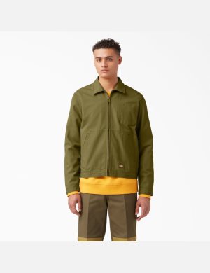Dickies Sustainable Washed Eisenhower Gröna | 516248-IZW