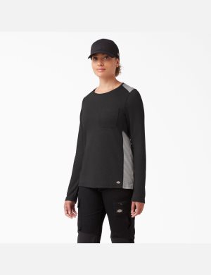 Dickies Temp-iQ 365 Long Sleeve Svarta | 903765-EMG