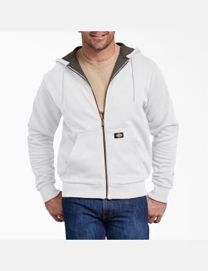 Dickies Thermal Fodrade Fleece Zip Vita | 078326-TJR