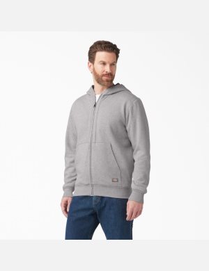 Dickies Thermal Fodrade Full-Zip Fleece with DWR Grå | 285930-PLZ