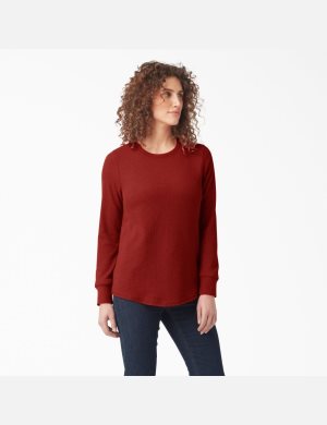 Dickies Thermal Shirt Orange | 910538-GHJ