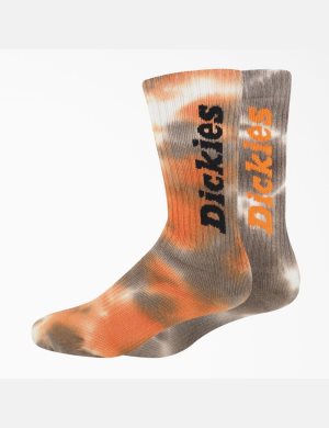 Dickies Tie-Dye Crew Orange | 904235-TVY