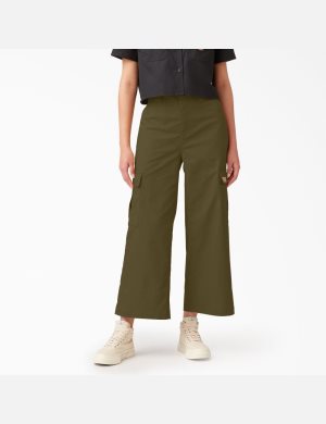 Dickies Twill Crop Gröna | 283061-PMI
