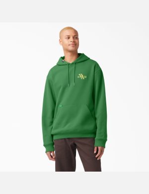 Dickies Vincent Alvarez Embroidered Gröna | 314895-VAD