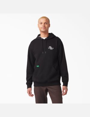 Dickies Vincent Alvarez Embroidered Svarta | 645203-TVB