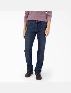 Dickies Warming Denim Arbets Blå | 857694-CXG
