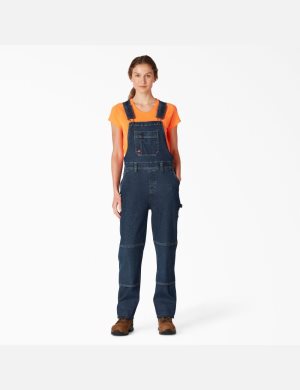 Dickies Warming Double Knee Bib Blå | 450368-ZSX