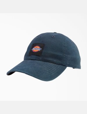 Dickies Washed Canvas Marinblå | 472081-BCX