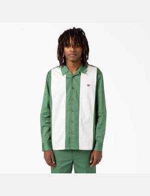 Dickies Westover Long Sleeve Mörkgröna | 457806-ZGC